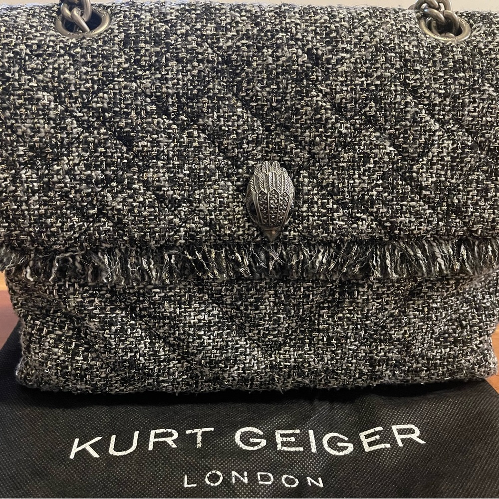 Large Kensington X Tweed Shoulder Bag